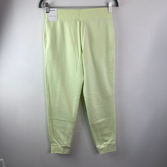 NIKE Sportswear Club Fleece Green Sweatpants Cotton Ribbed Cuff Size Large L NEW - Picture 5 of 11